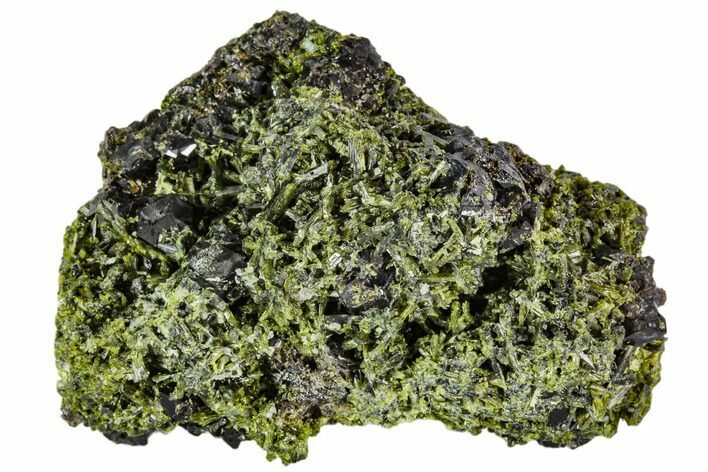 Epidote and Garnet Crystal Cluster - Pakistan #111995